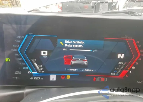 2025 BMW M3 z USA, uszkodzony, nr VIN WBS13HJ08SFU05282